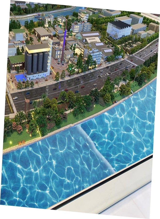 IMIKEYA Table Stream Model 5 Sheets of Artificial River Sheet for Scenery Decoration - Image 4